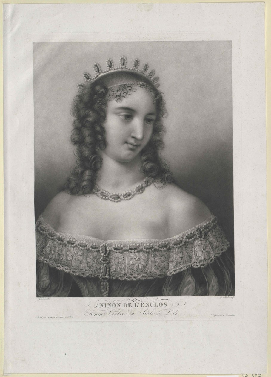 Ninon de Lenclos von Artist Unknown