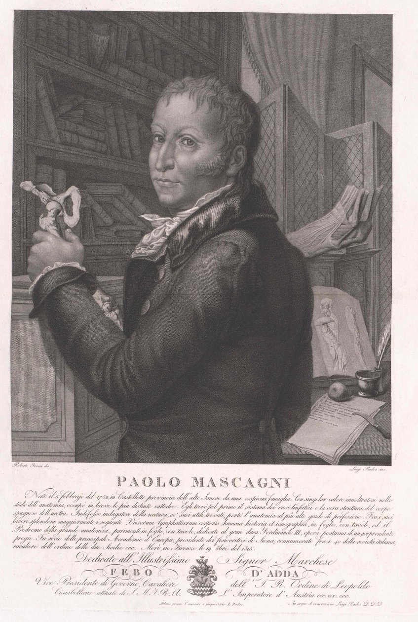 Paolo Mascagni von Artist Unknown