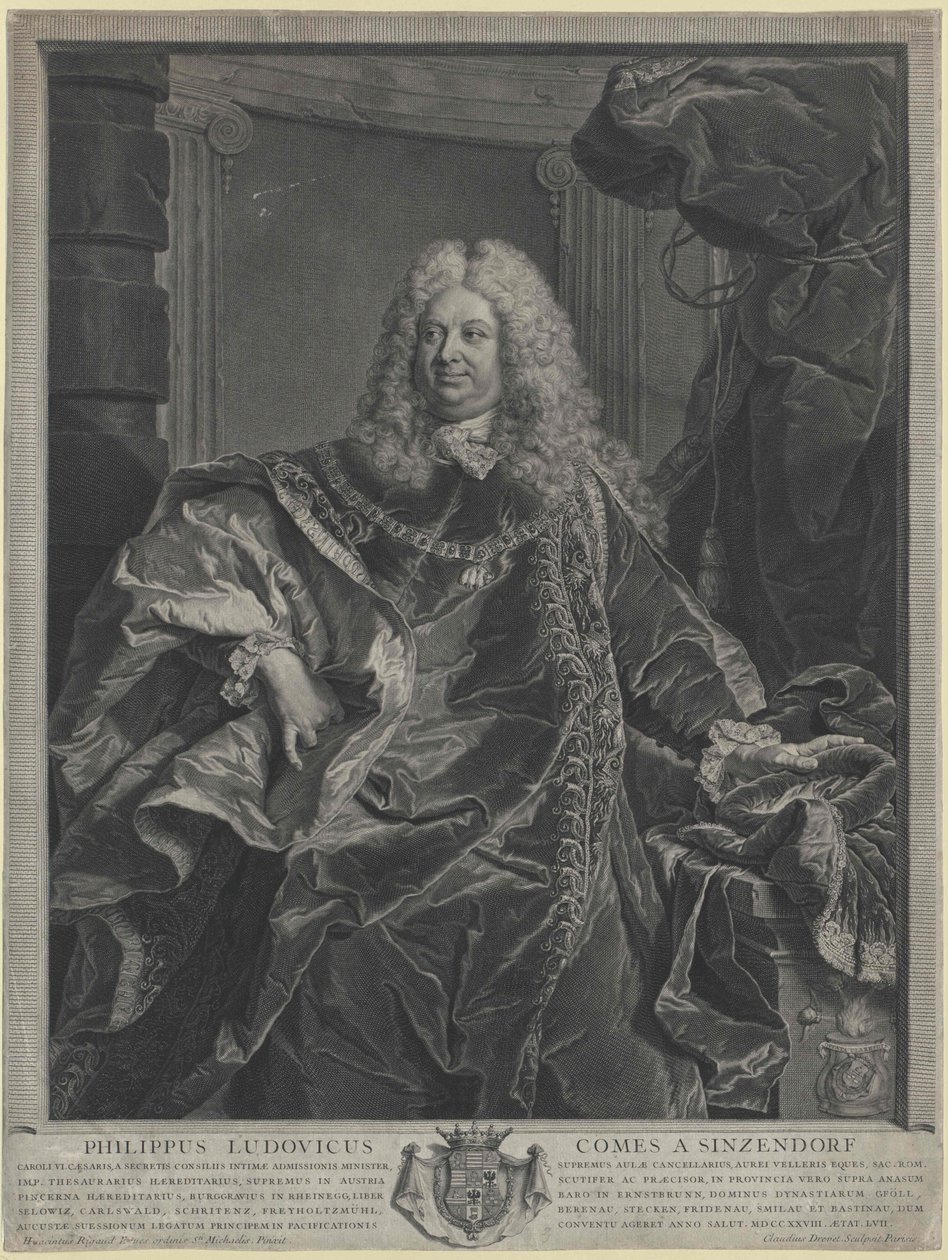 Philipp Ludwig Graf Sinzendorf von Artist Unknown