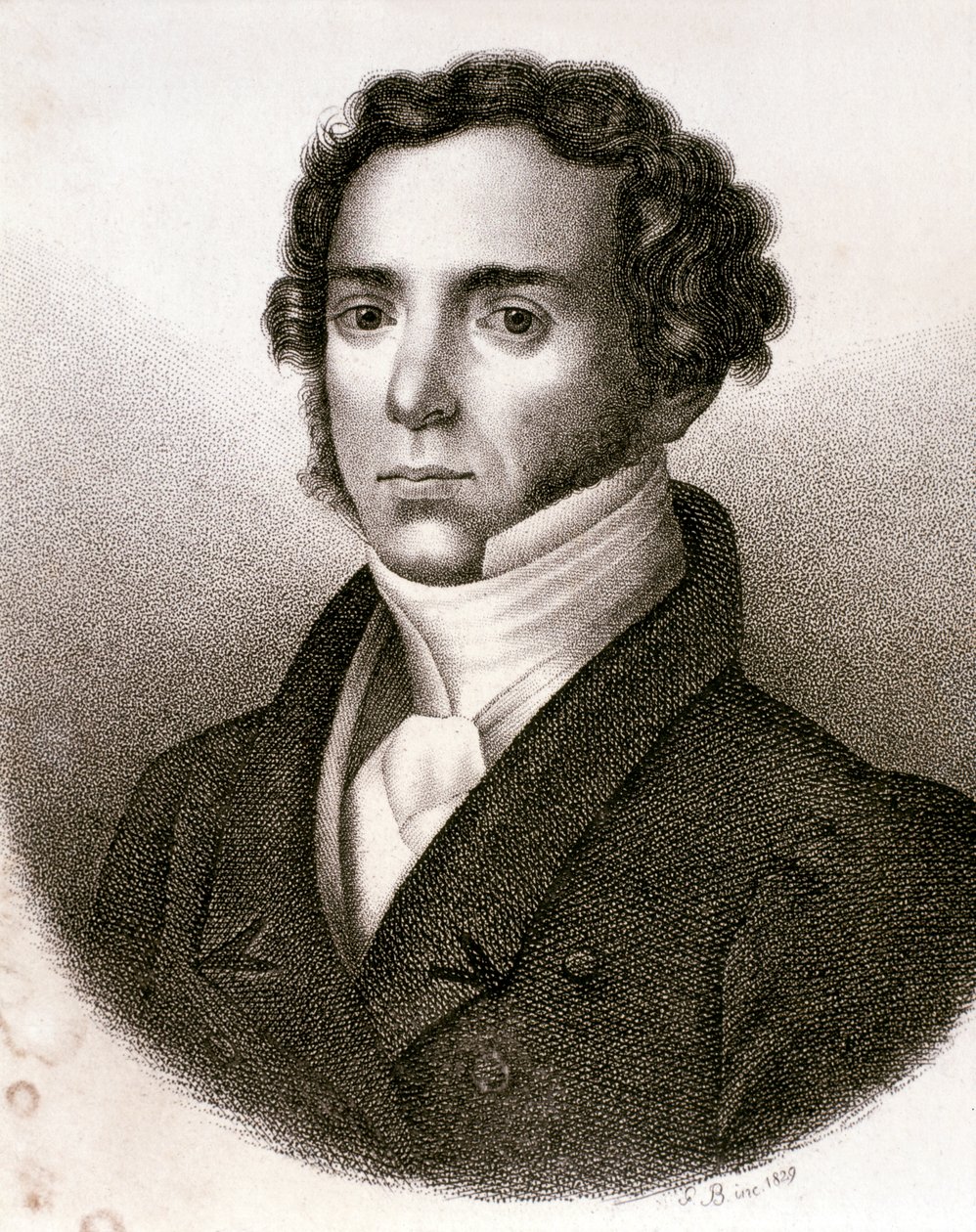 Porträt von Saverio Mercadante von Artist Unknown