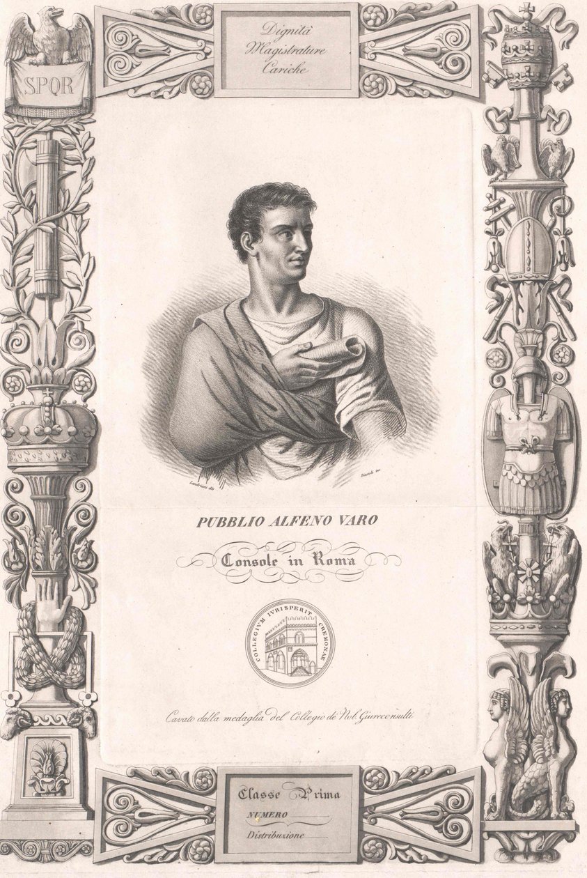 Publius Alphenus Varus von Artist Unknown