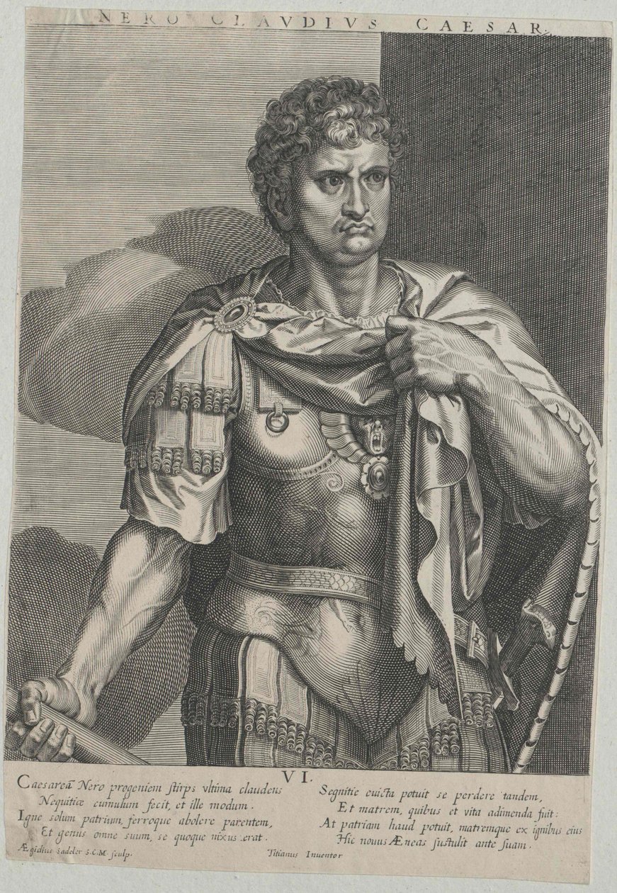 Römischer Kaiser Nero von Artist Unknown