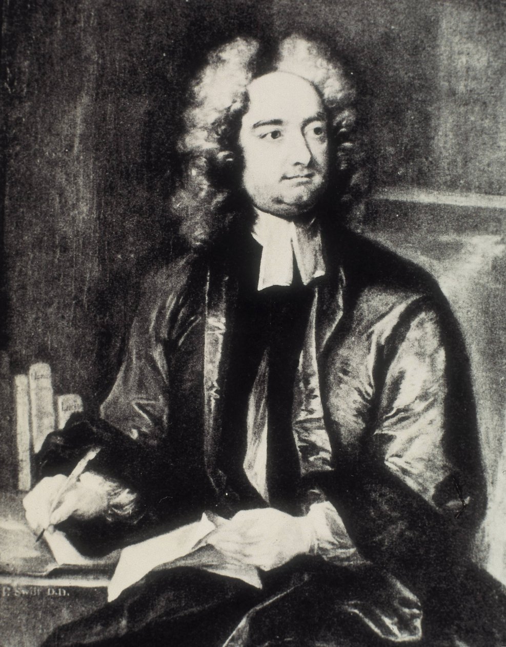 SWIFT, Jonathan (1667-1745). Irischer Geistlicher und satirischer Schriftsteller. Porträt als Dekan der St. Patrick