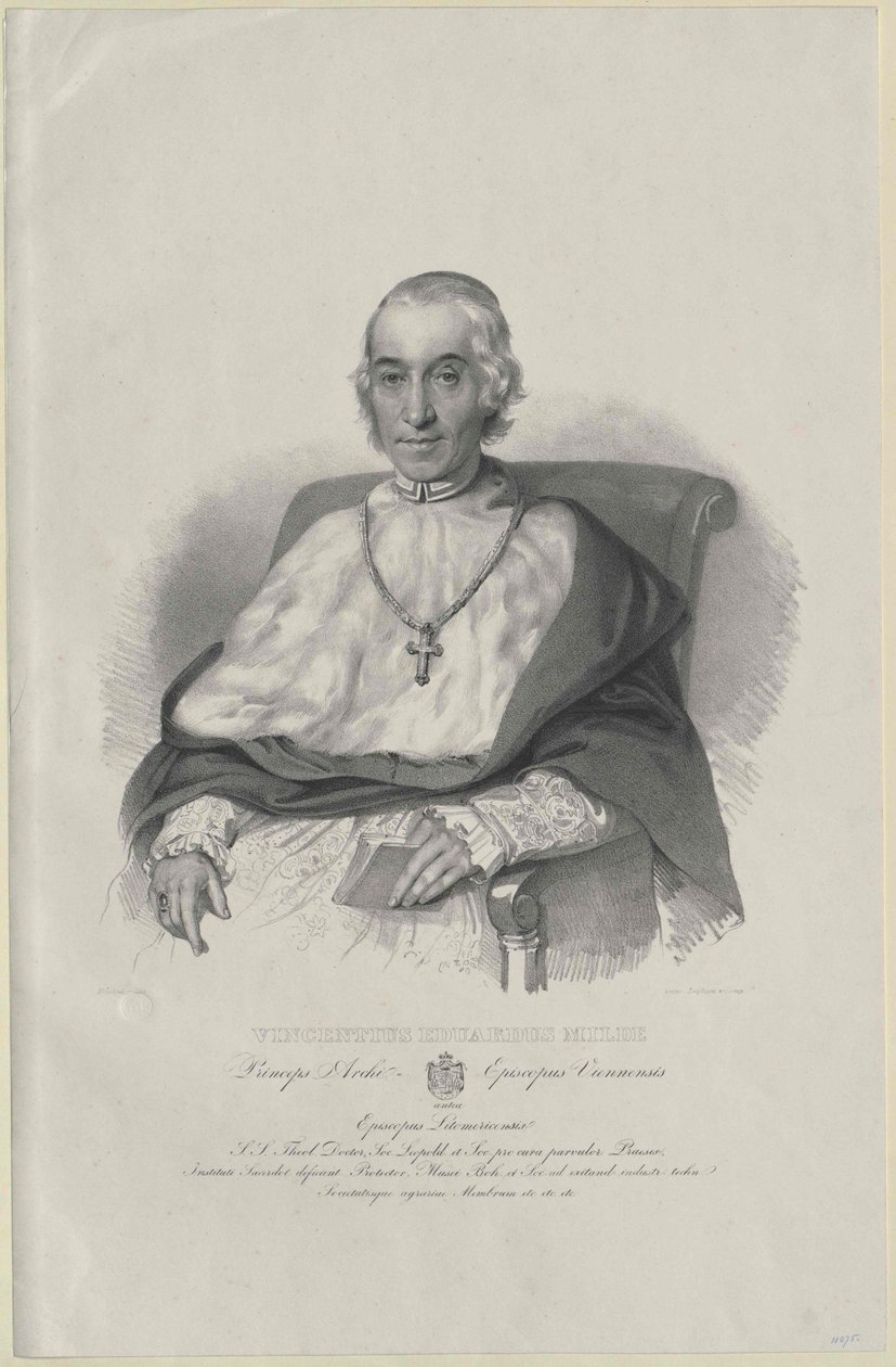 Vinzenz Eduard Milde von Artist Unknown