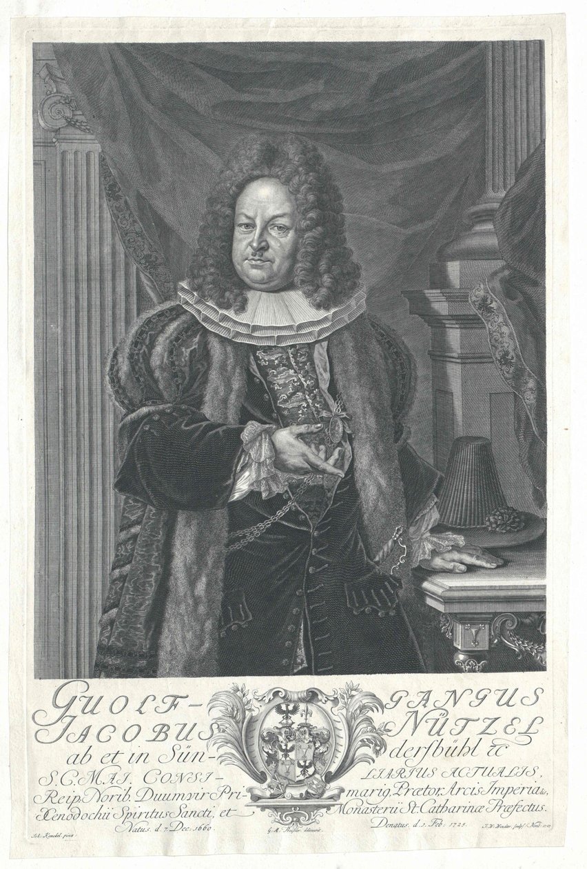 Wolfgang Jakob Nützel von Sündersbühl von Artist Unknown