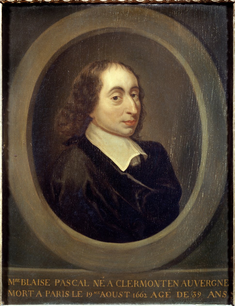 Porträt von Blaise Pascal von Artist Unknown
