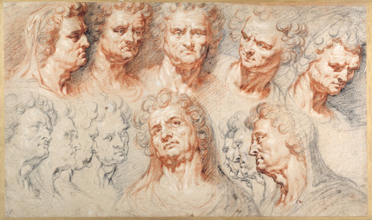 Kopfstudien von Artus I (attr. to) Quellinus