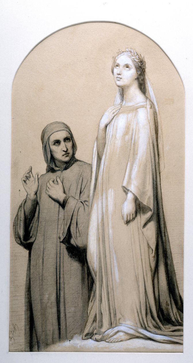 Dante und Beatrice von Ary Scheffer