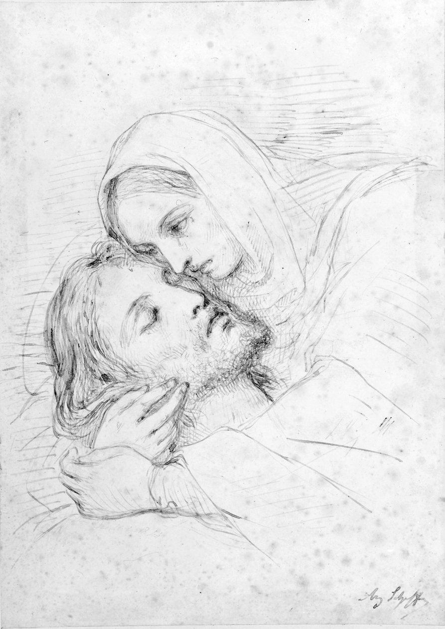 Maria mit dem toten Christus von Ary Scheffer