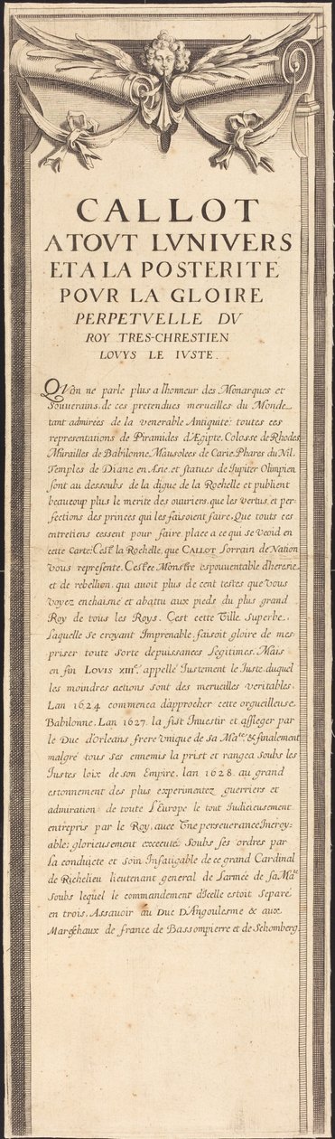 Die Belagerung von La Rochelle [Tafel 4 von 16; Set umfasst 1952.8.97-112] von Assistant of Jacques Callot