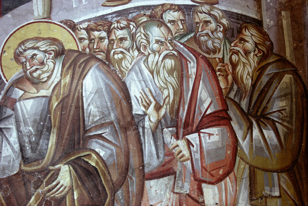 Detail aus der Darstellung der Jungfrau von Astrapas and Eutychios