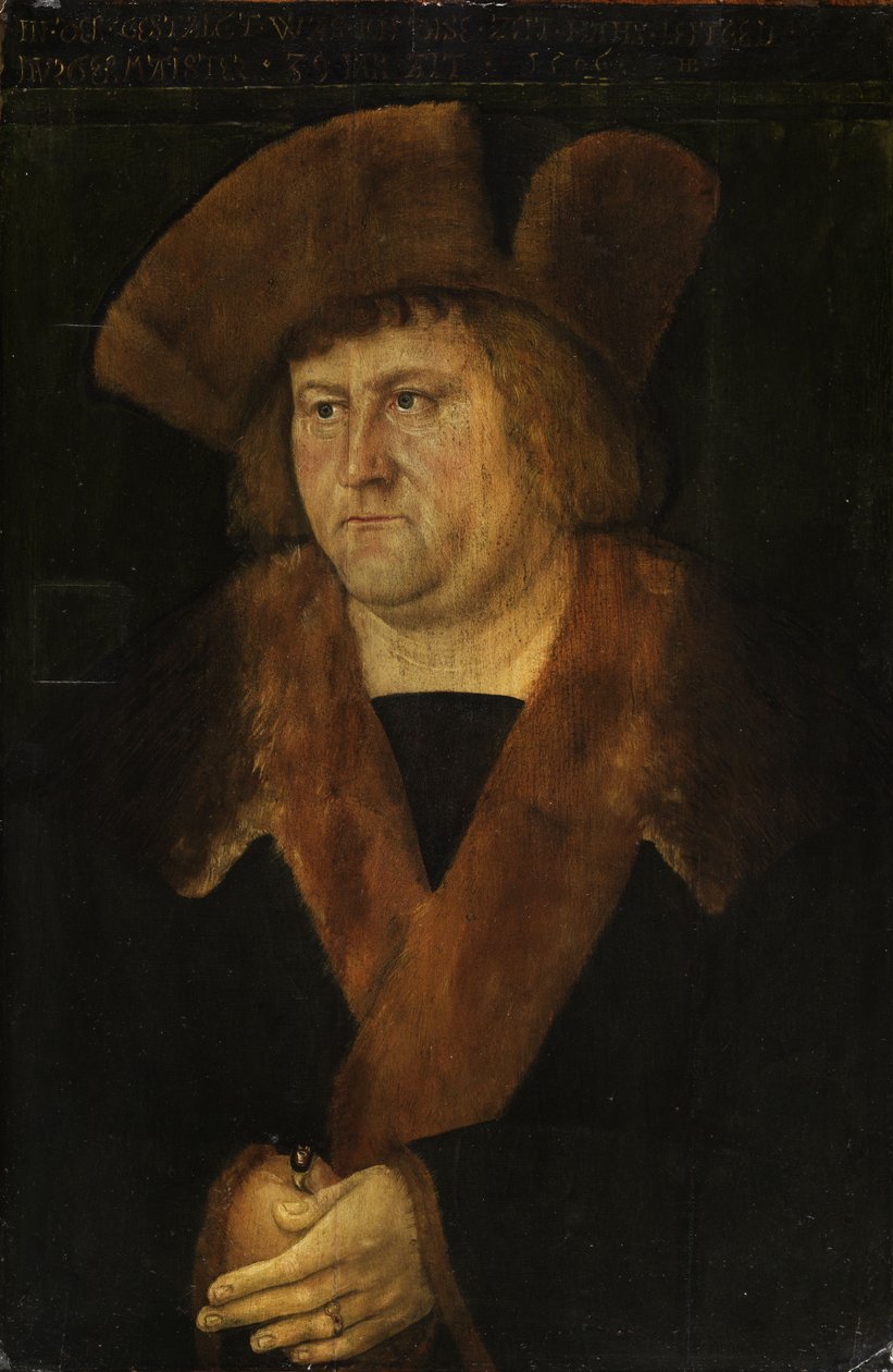 Porträt des Bürgermeisters Hans Leitgeb von Attributed to Hans Brosamer