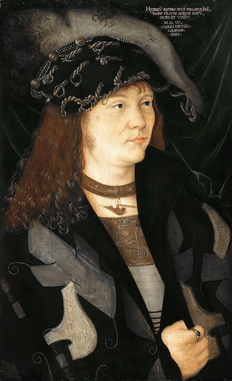 Porträt von Heinrich V. von Mecklenburg von attributed to Jacopo de