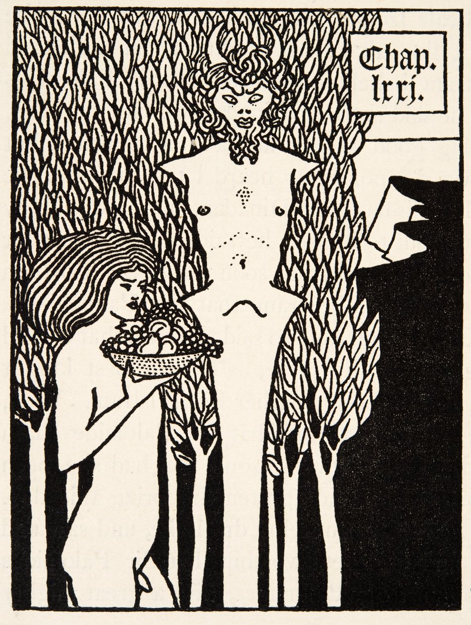Kapitelüberschrift von Aubrey Beardsley