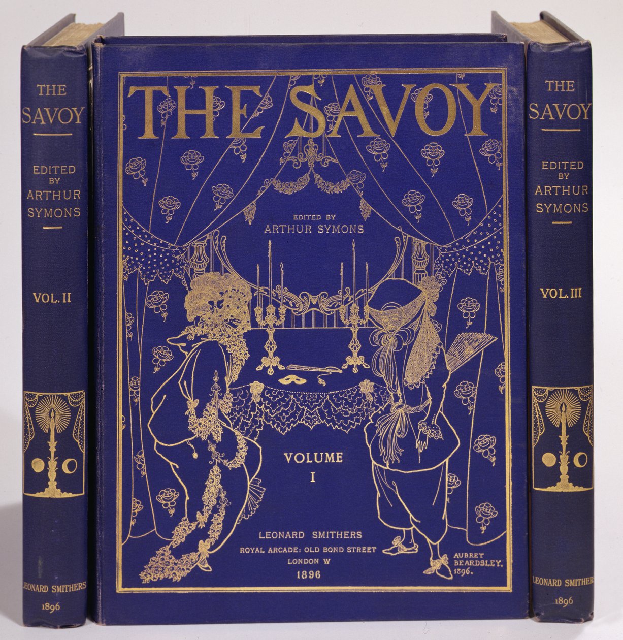 Umschlaggestaltung für The Savoy, Bände I-III, herausgegeben von Arthur Symons, veröffentlicht von Leonard Smithers 1896 von Aubrey Beardsley