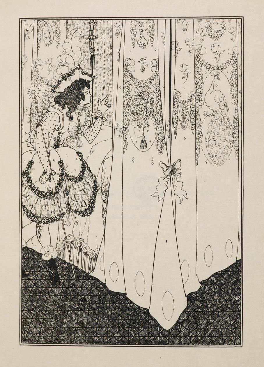 Der Traum aus einem Buch mit fünfzig Zeichnungen von Aubrey Beardsley