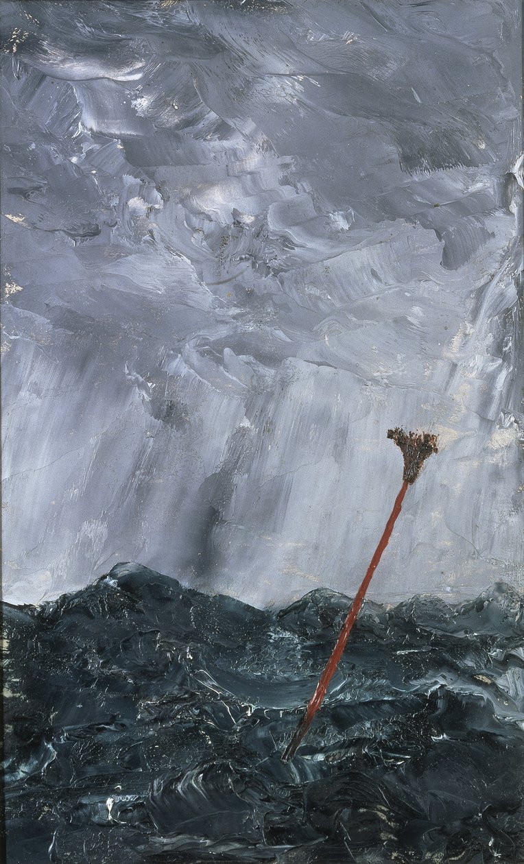 Stürmische See Besenboje, 1892 von August Johan Strindberg