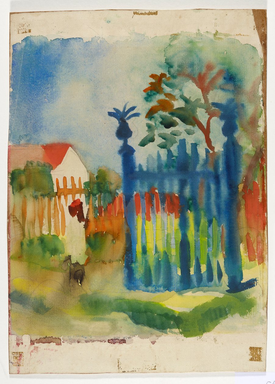 Gartentor von August Macke