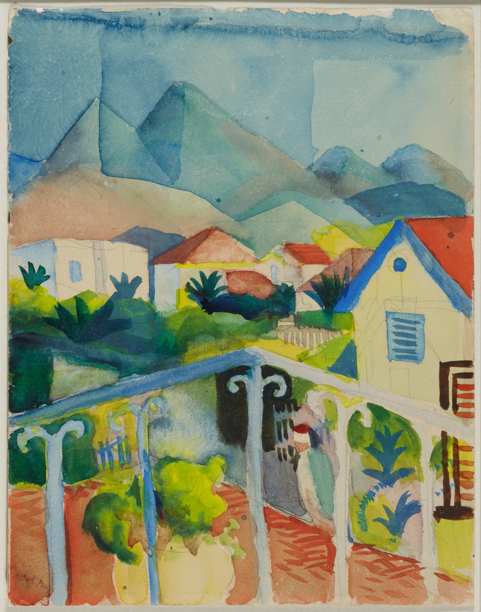 St. Germain bei Tunis von August Macke