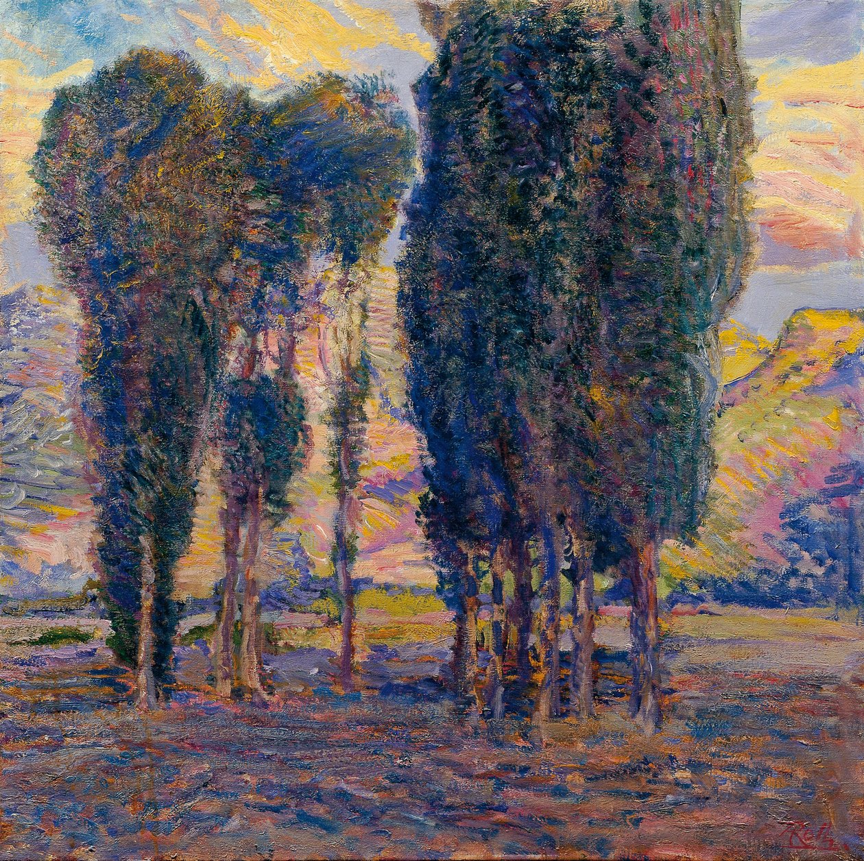 Pappeln von August Roth