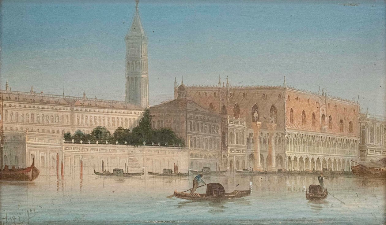 August von Siegen Venedig Dogenpalast von August von Siegen