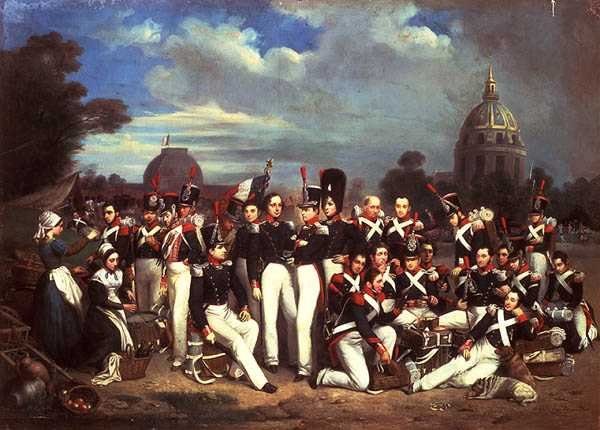 Kompanie der zweiten Legion auf dem Marsfeld von Auguste Antoine Masse