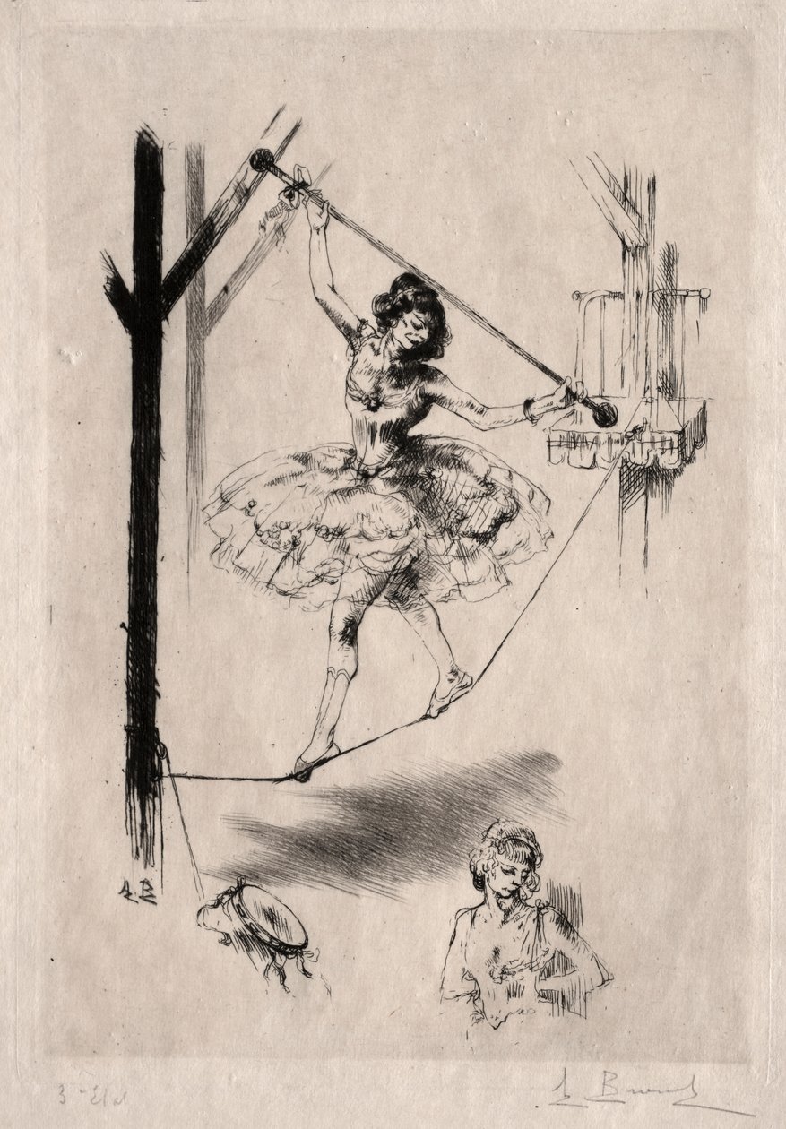 Seiltänzer von Auguste Brouet