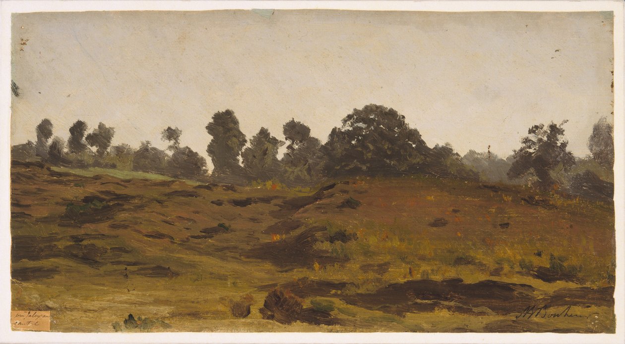 Ansicht eines Feldes von Auguste Francois Bonheur