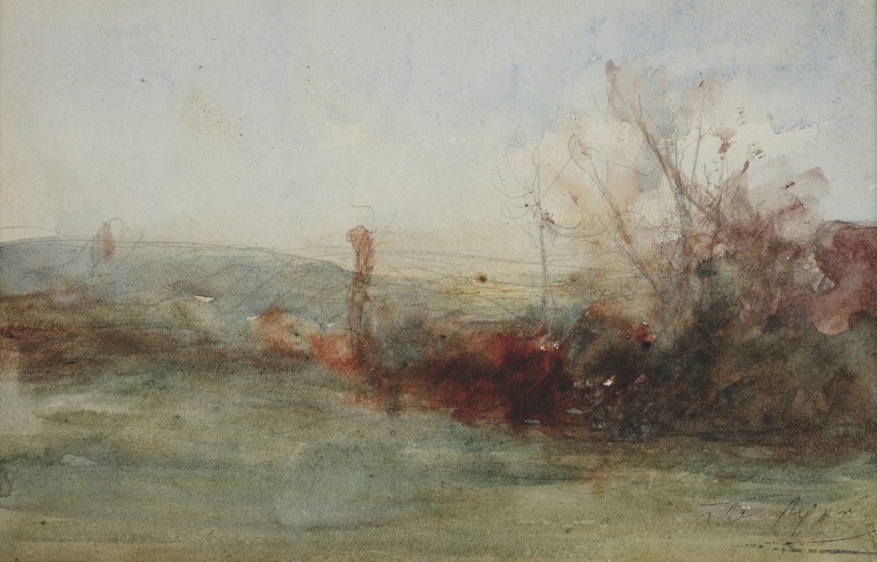 Landschaft, ca. 1853-65 von Auguste Francois Ravier