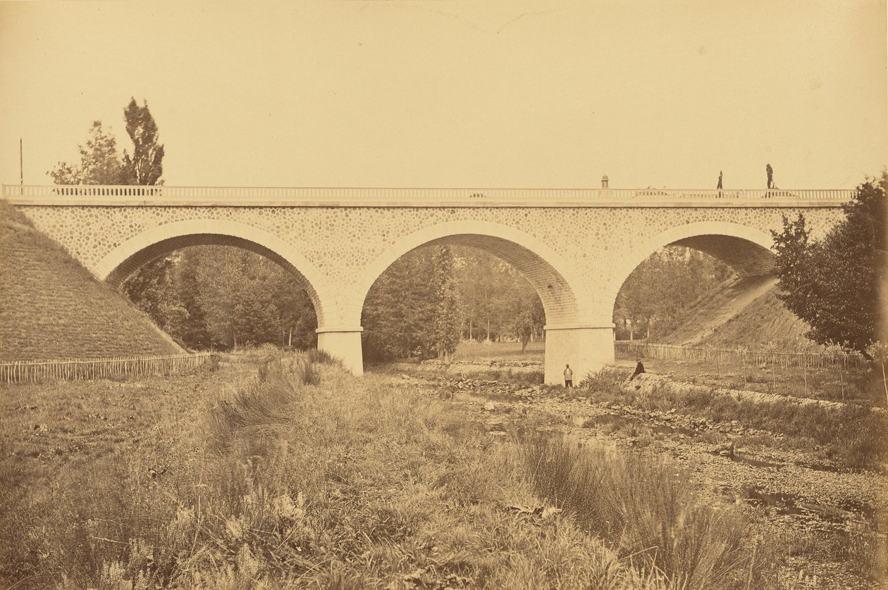Viadukt über den Rhins, nahe Pradines von Auguste Hippolyte Collard