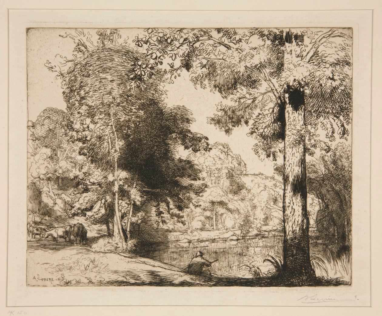 Ufer der Vie (Vendée) von Auguste Lepere