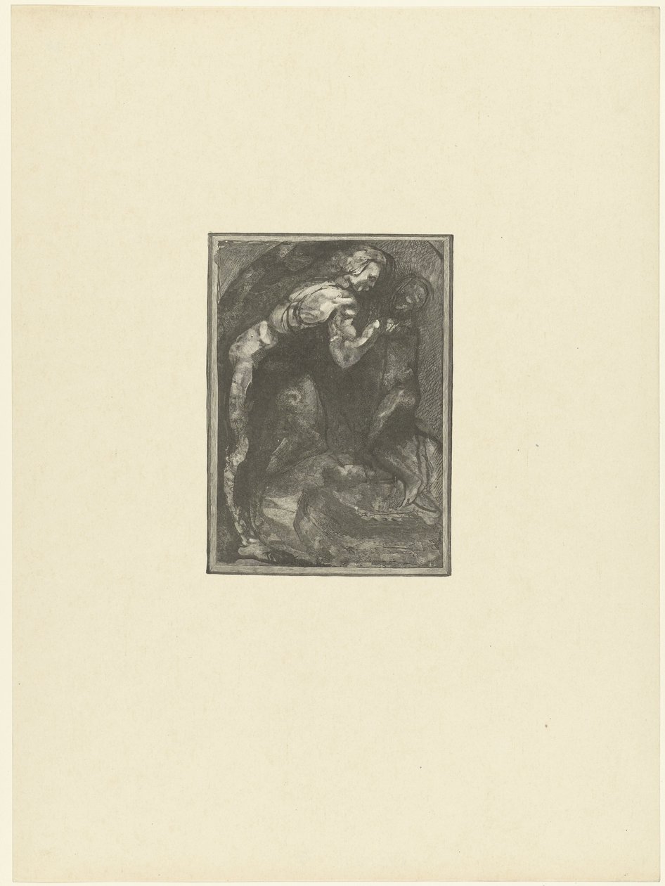 Michelangelo modelliert einen Sklaven von Auguste Lepere