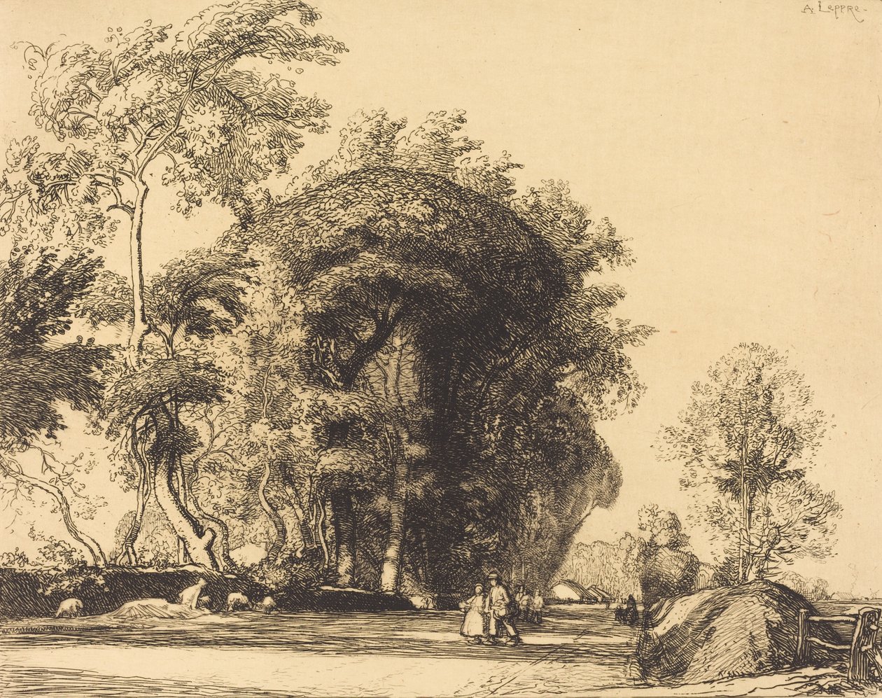 Weg von St.-Gilles, St.-Jean-de-Monts von Auguste Lepere