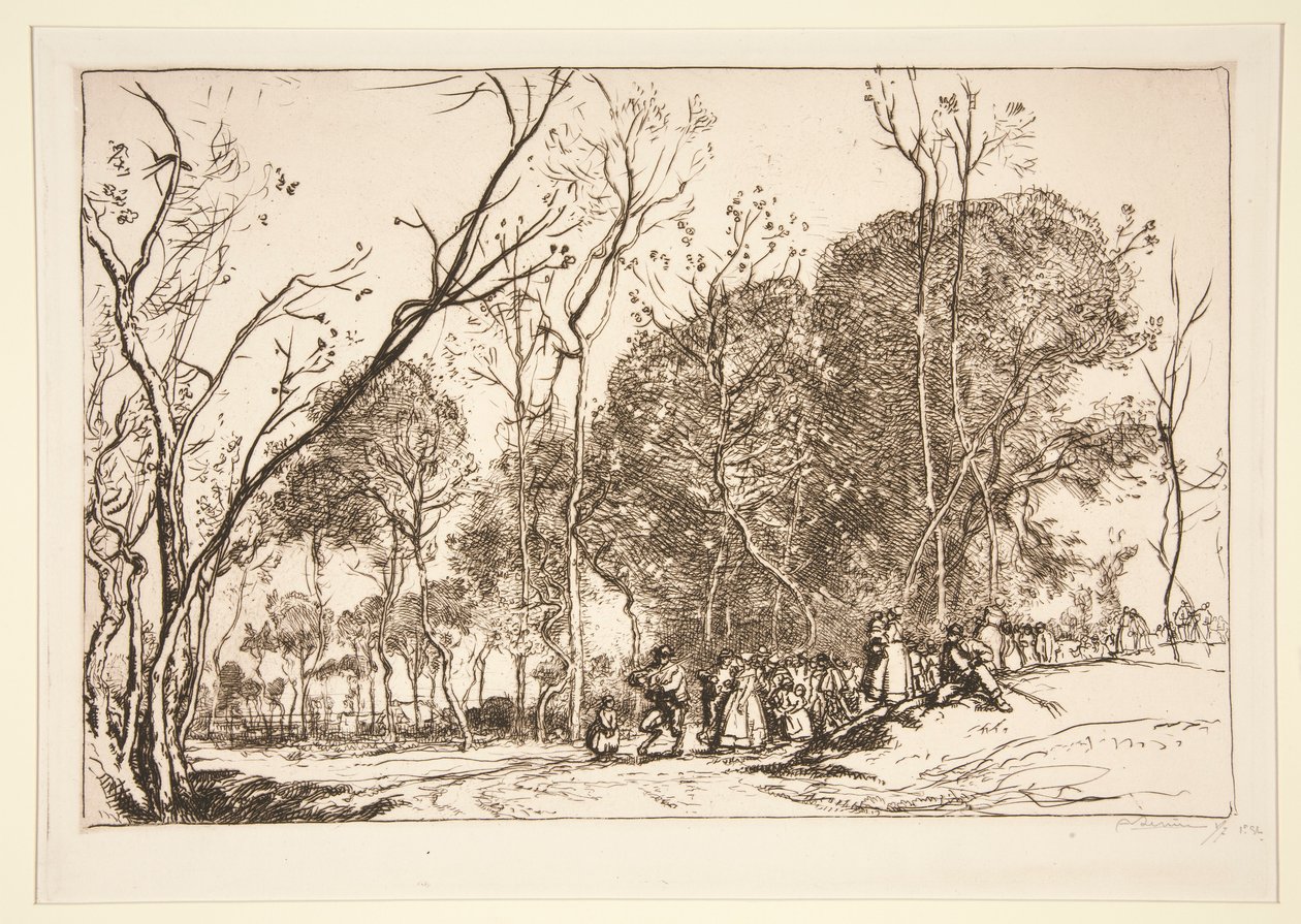 Sommer des Heiligen Martin, die vergangenen Hochzeiten von Auguste Lepere