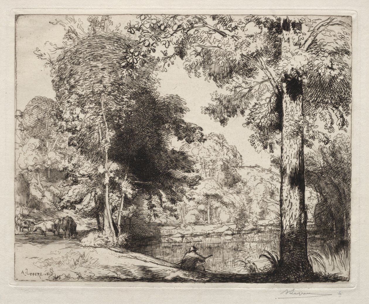 Bords de la Vie von Auguste Louis Lepère