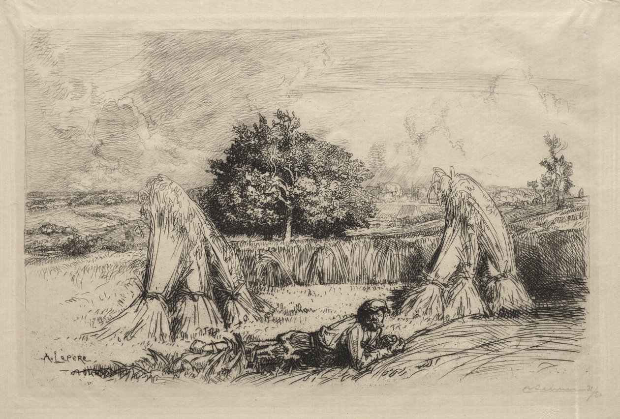 Roggenhaufen, Crèvecœur von Auguste Louis Lepère