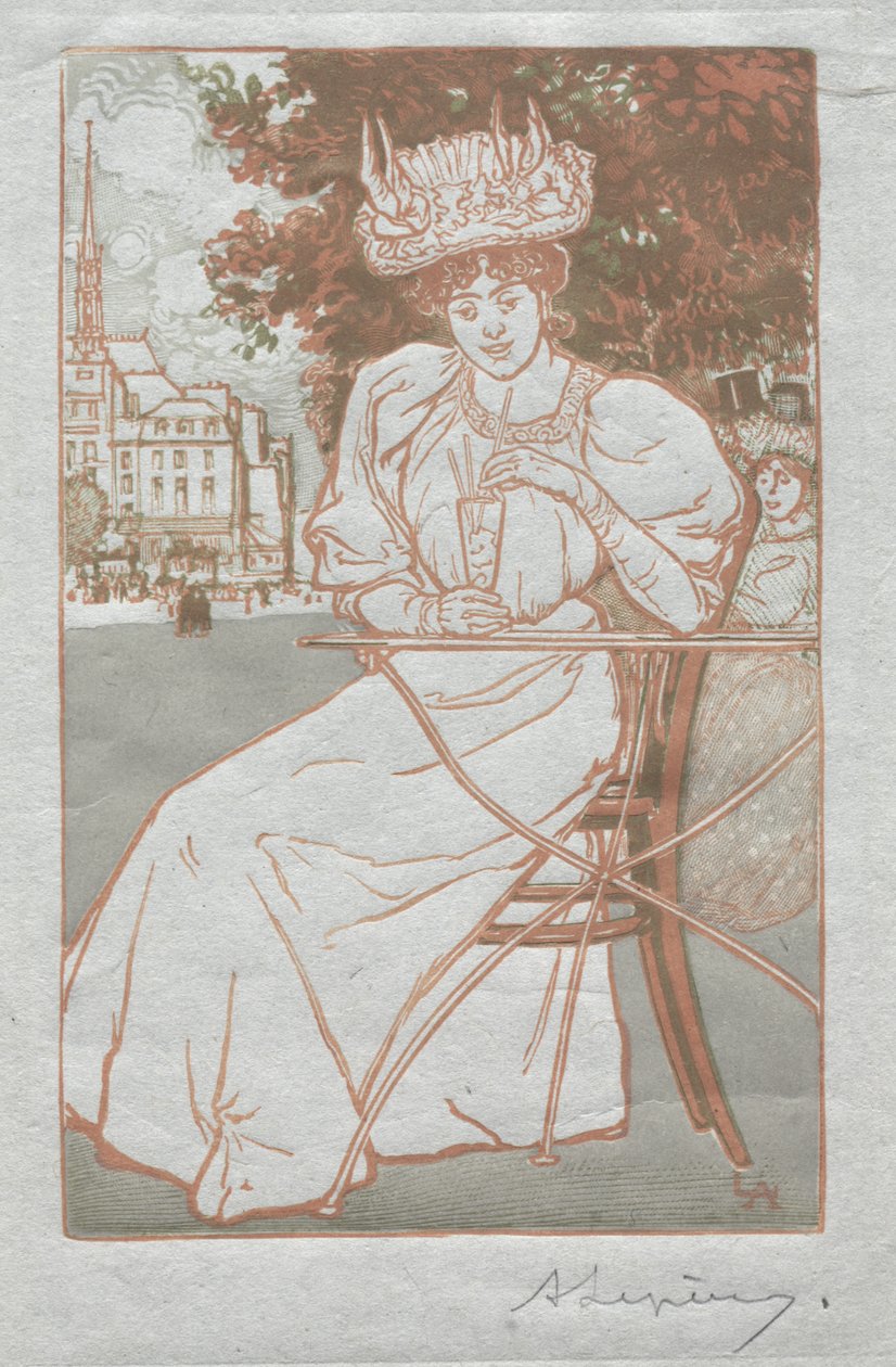 Pariser Almanach, 1897: Sommer von Auguste Louis Lepère