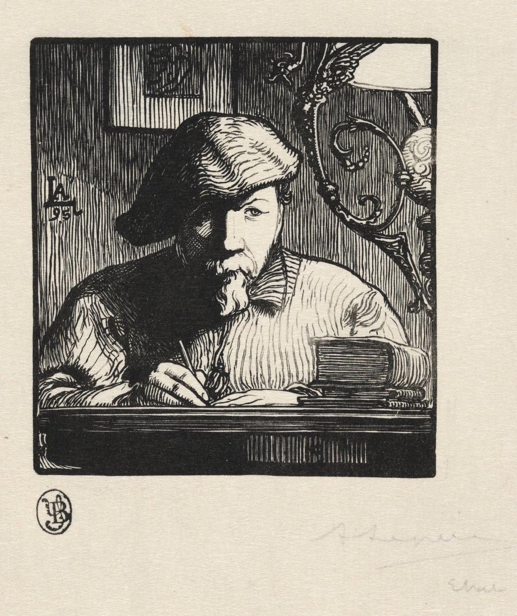 Selbstporträt von Auguste Louis Lepère