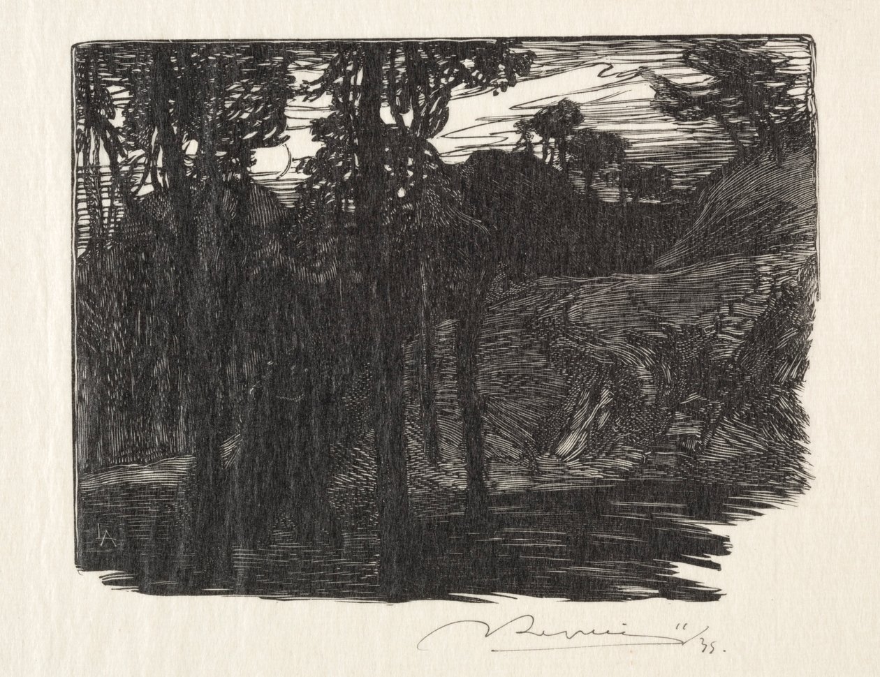 Abend von Auguste Louis Lepère