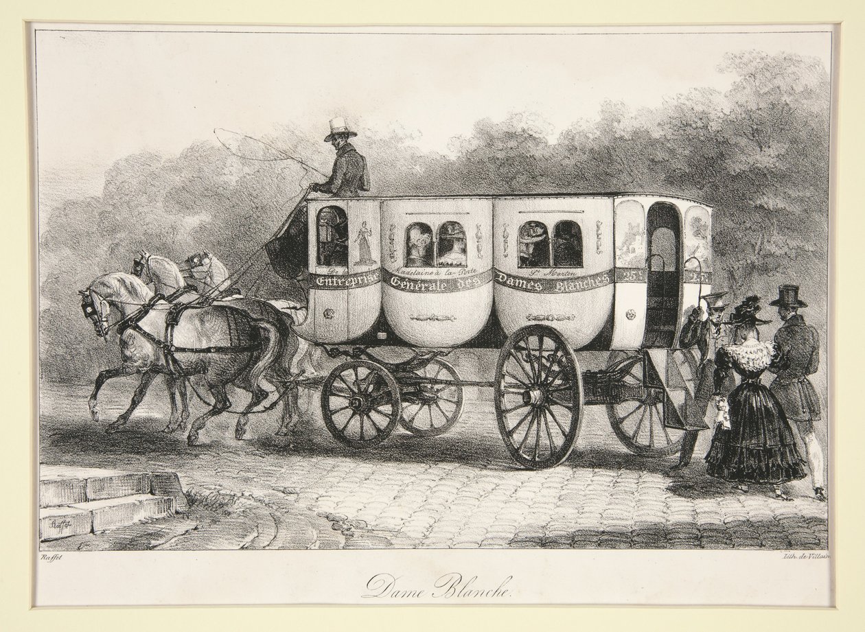 Weiße Dame von Auguste Raffet