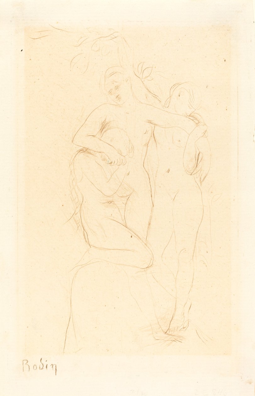 Seelen des Fegefeuers von Auguste Rodin