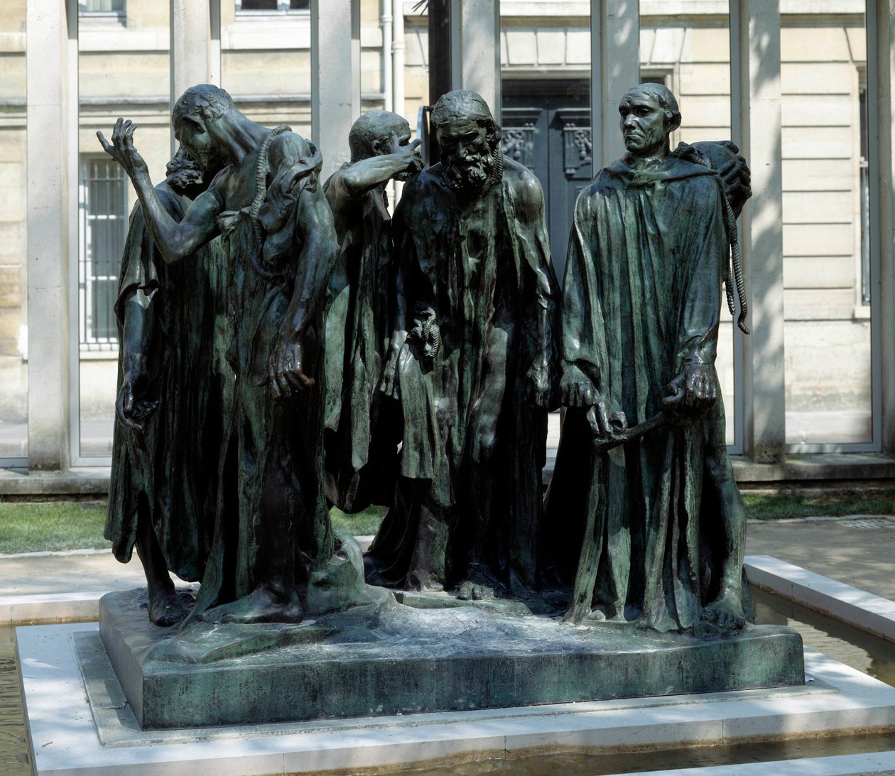 Das Denkmal der Bürger von Calais von Auguste Rodin
