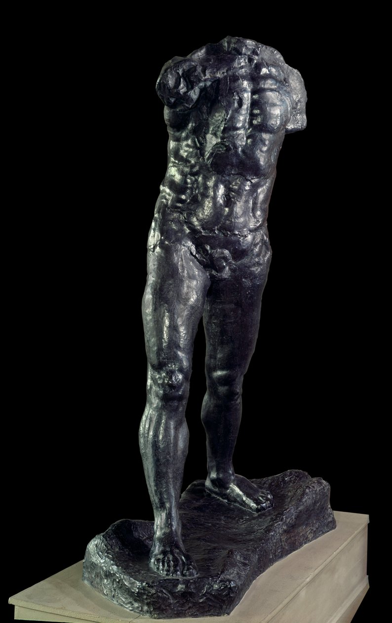 Schreitender Mann Bronzeskulptur von Auguste Rodin (1840-1917) 1905 Paris, Musee Rodin. von Auguste Rodin