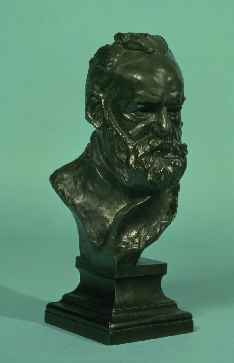 Porträtkopf von Victor Hugo (1802-85) von Auguste Rodin