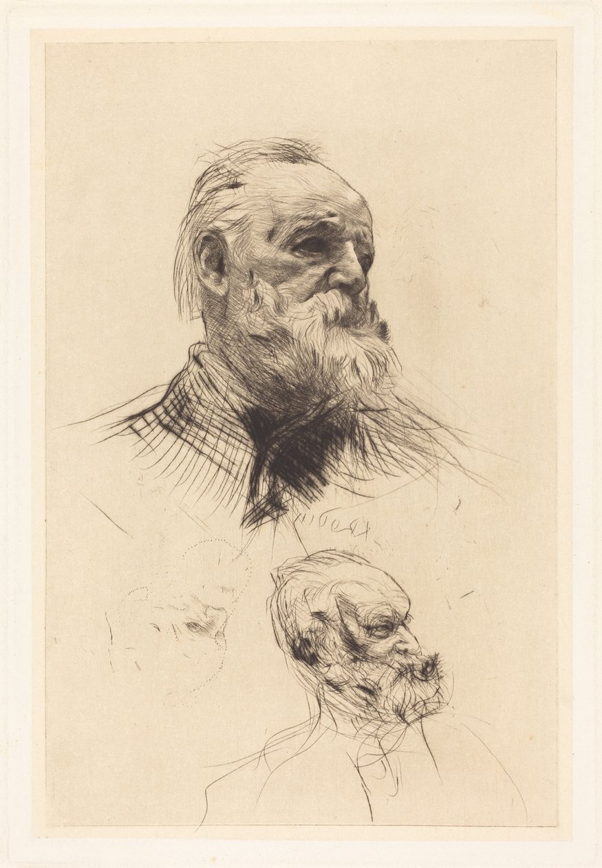 Victor Hugo, Dreiviertelansicht von Auguste Rodin