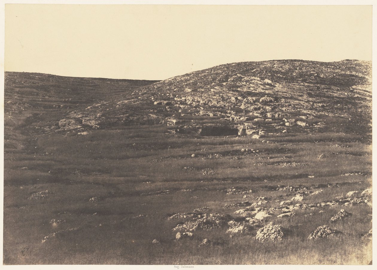 Jerusalem. Jüdisches Grabmal drei Meilen Nord-Nordwest von Jerusalem von Auguste Salzmann