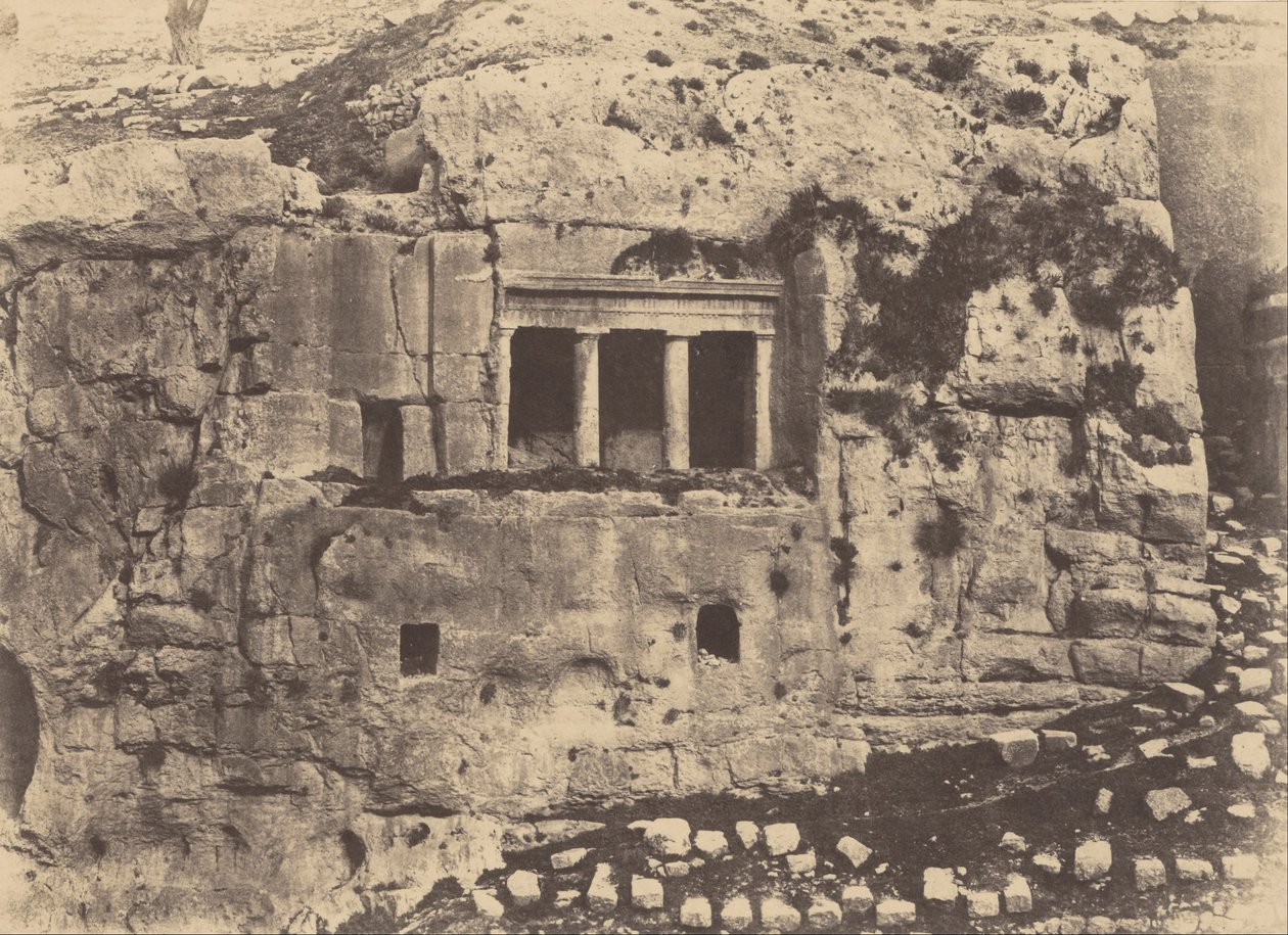 Jerusalem. Tal Josaphat. Grab des heiligen Jakobus von Auguste Salzmann