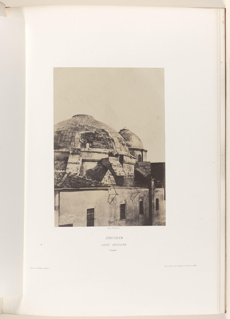Kuppel der Grabeskirche in Jerusalem von Auguste Salzmann