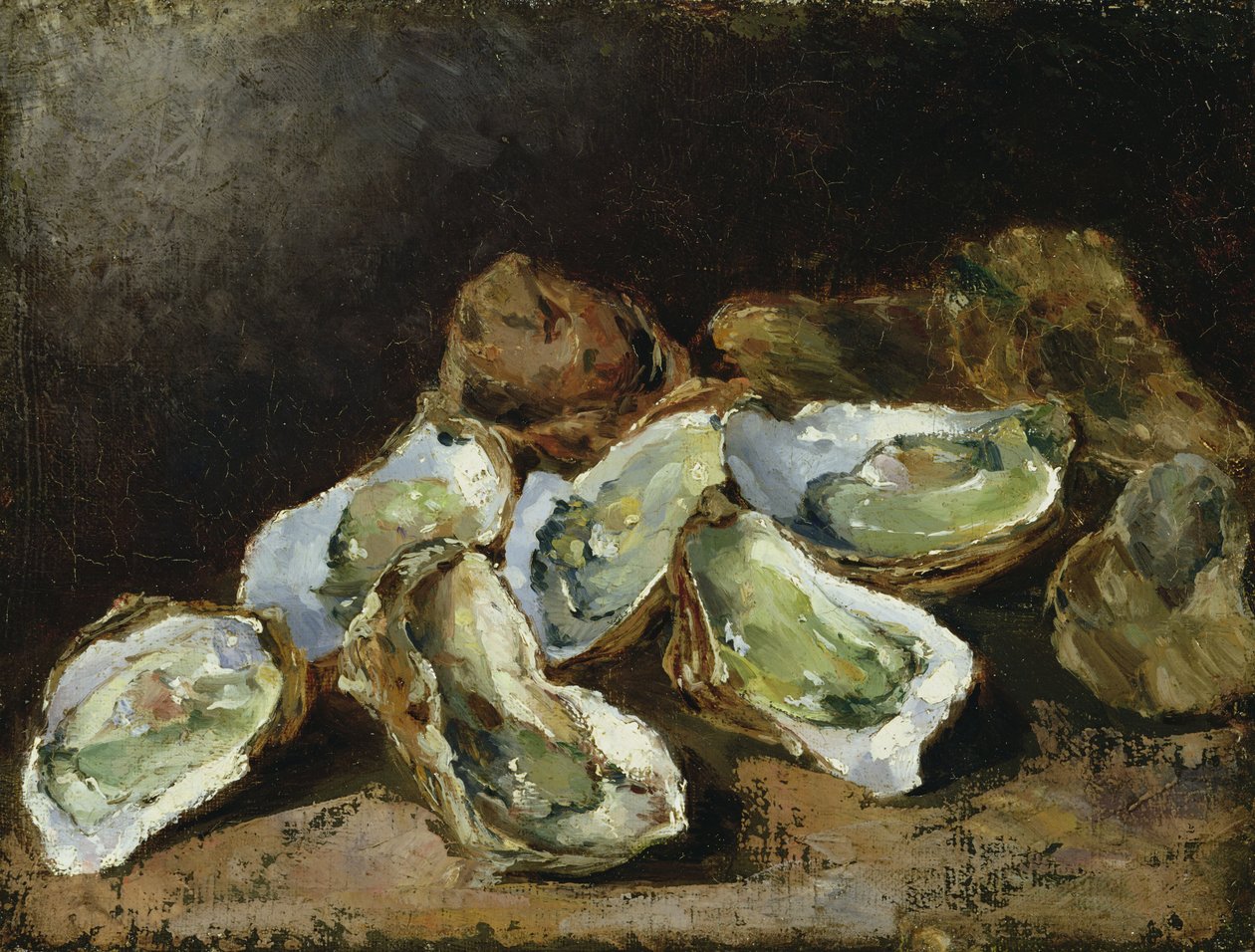 Stillleben mit Austern von Auguste Theodule Ribot