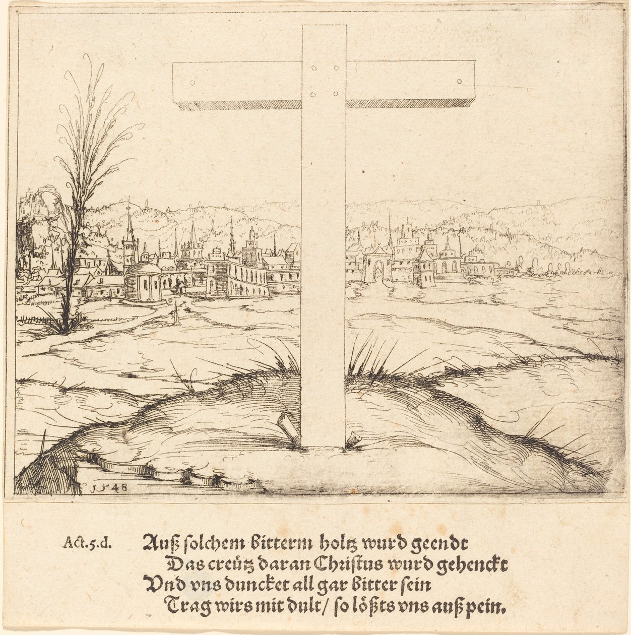 Das Kreuz Christi von Augustin Hirschvogel